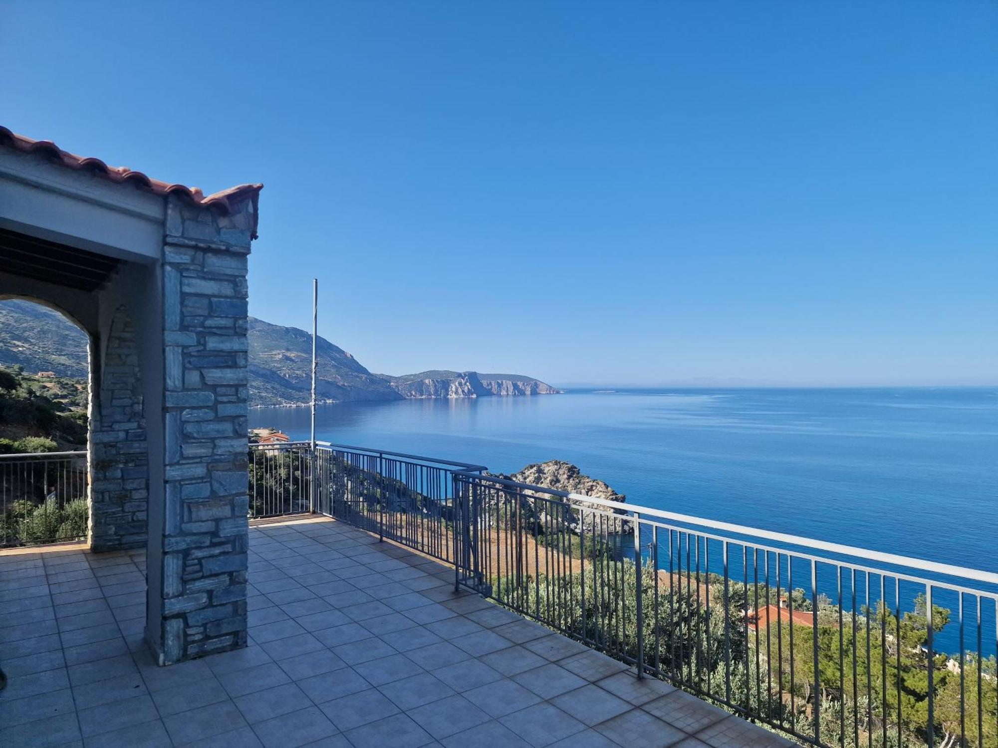 Villa Aegean Balcony Akhladherí Exterior photo