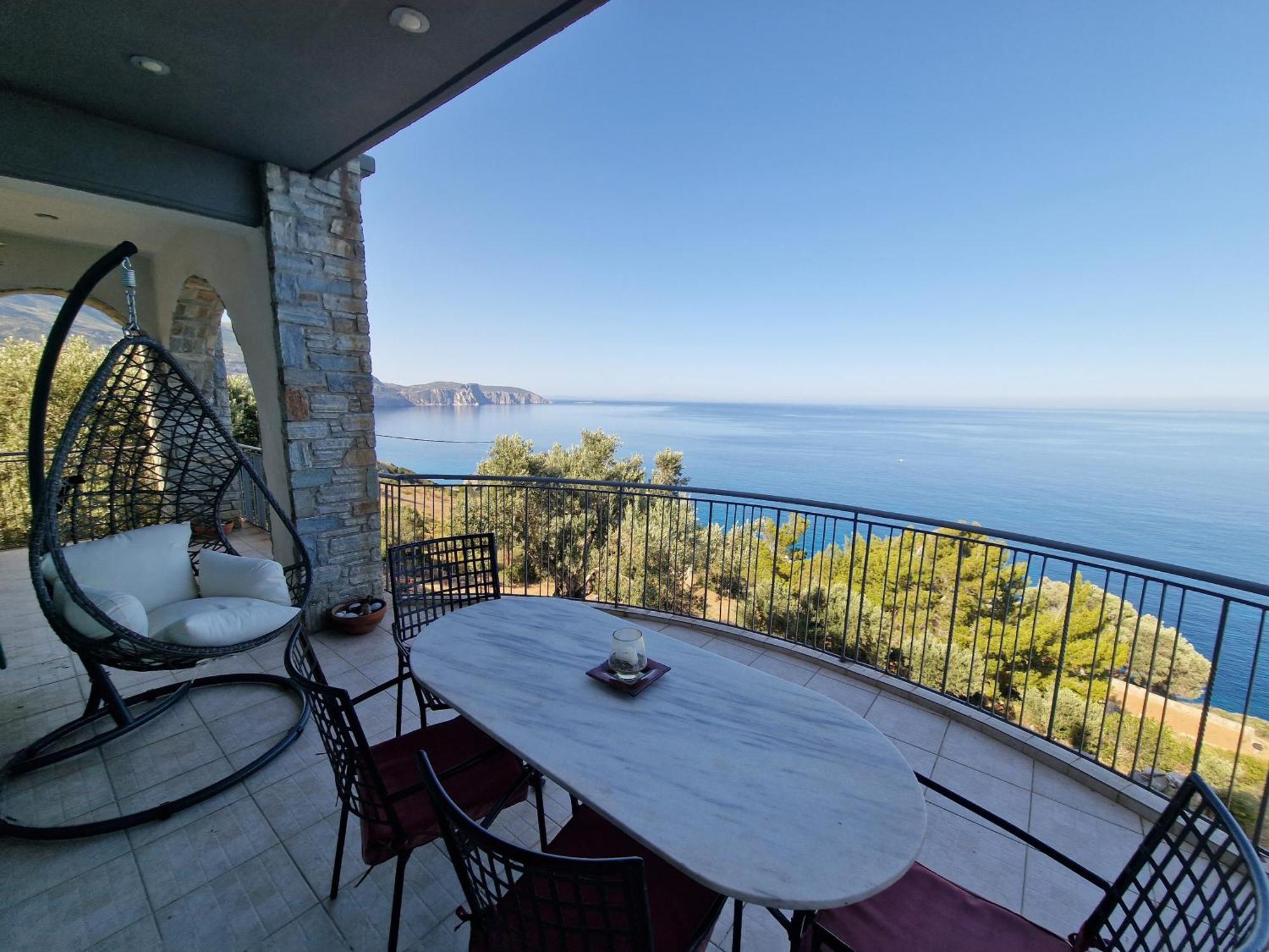 Villa Aegean Balcony Akhladherí Exterior photo