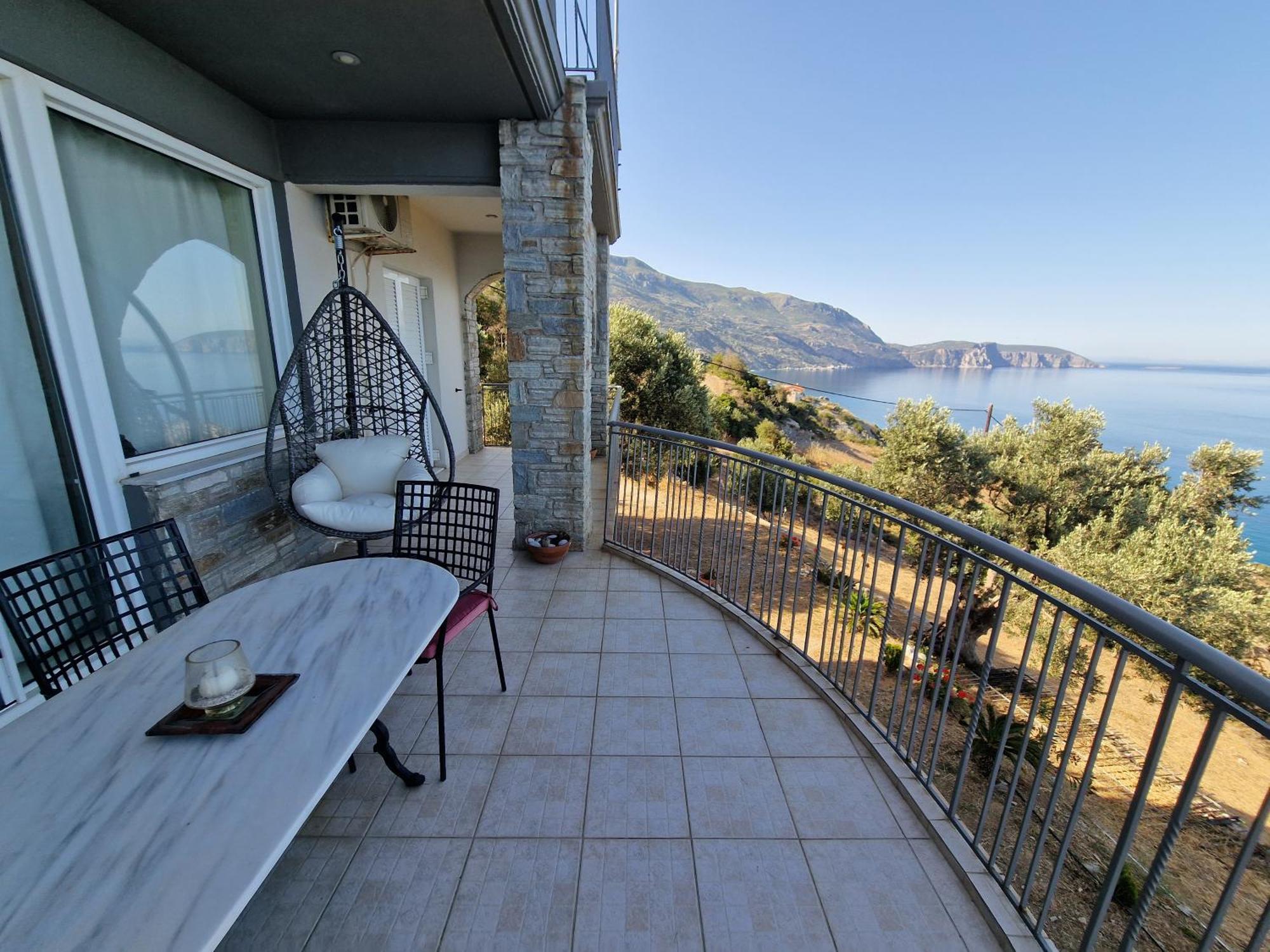 Villa Aegean Balcony Akhladherí Exterior photo